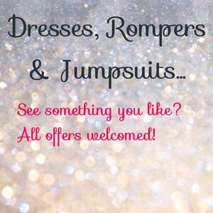 Dresses, Rompers & Jumpsuits.....